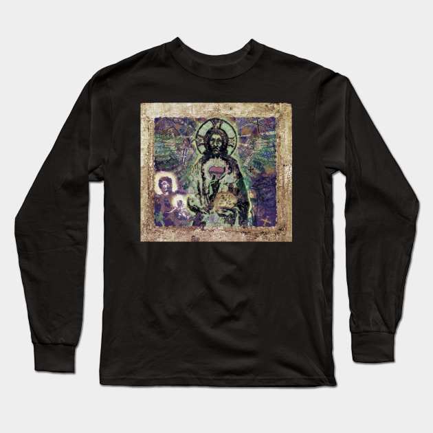 Christ Be With You Long Sleeve T-Shirt by Dan Teo